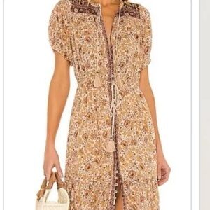 knee length dresses for ladies Spell Boho Midi Dress  Topaz & Blush Floral